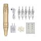 BaseKey Permanent Make-up-Kits Sicherheit / Professionell / Beste Qualität 1pcsTattoo pen,5pcs Cartrige Needles,1pcs connect line,1pcs Power Adapter,1pcs Practice skin,8pcs finger cot. Empfohlen für