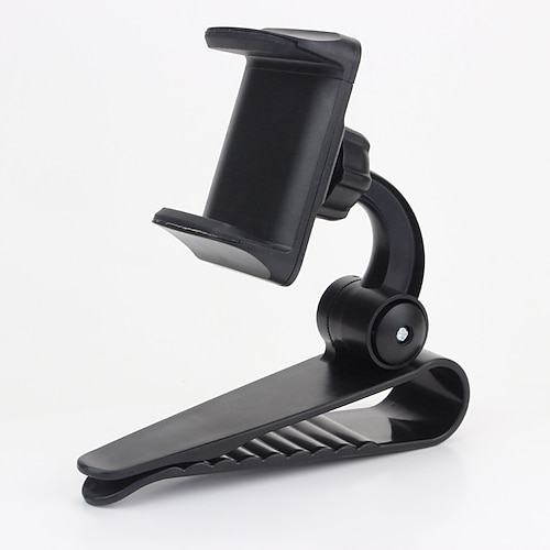 Sonnenblende-Handyhalterung für das Auto, universelle 360-Grad-Drehung der Autohalterung, Stützclip, Halterung, Cradle-Clip, kompatibel mit Smartphones