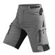 Herren MTB Hosen Fahhrad Baggyhosen Mountainbike Shorts MTB Mountain Rennrad Sport Patchwork 3D-Pad Atmungsaktiv Schnelltrocknend Feuchtigkeitsableitung Schwarz Armeegrün Bekleidung Fahrradbekleidung