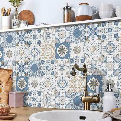 24/48 Stück wasserdichte, kreative, industrielle Stil-Küche, Badezimmer, Wohnzimmer, selbstklebende Wandaufkleber, wasserdichte Fliesenaufkleber Image