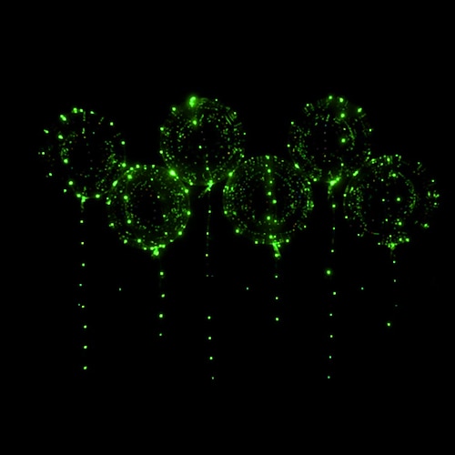 LED Ballon leuchtende Party Hochzeitsbedarf Schlafsaal Party Dekoration transparente Blasendekoration Geburtstag Hochzeit LED Ballons Lichterkette Geschenk Image