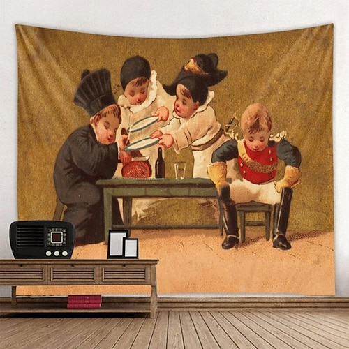 Kunst Mittelalterlicher Renaissance-Wandteppich Mittelalter Wandkunst Großer Wandteppich Wanddekor Fotohintergrund Decke Vorhang Zuhause Schlafzimmer Wohnzimmer Dekoration Image