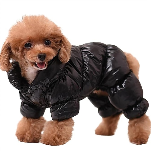 Hund Katze Mäntel Jacke Daunenjacken Mode Party Winter Wasserdicht Warm Atmungsaktiv Weich Waschbar Weihnachten Halloween Weihnachten Outdoor Alltagstauglich Hundebekleidung for Bichon Frise