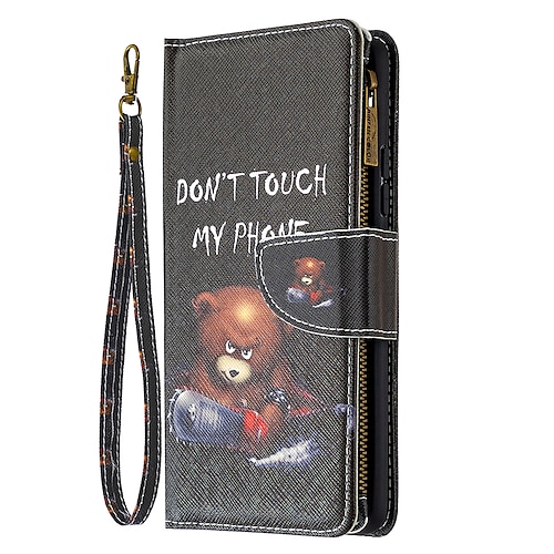 Handy Hülle Handyhüllen Für Samsung Galaxy S24 S23 S22 S21 FE S21 Ultra Plus A54 A73 A53 S20 A32 Brieftaschenhülle Flip Mit Handgelenkschlaufe Ständer Baum Schmetterling Blume / Blumenmuster PU-Leder Image