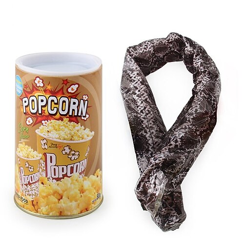 Kartoffelchips hüpfende Schlange, Aprilscherz-Geschenk, Parodie, verängstigtes Kartoffelchip-Schlangenspielzeug, lustiges Geschenk, Spielzeug, simulierte Schlange