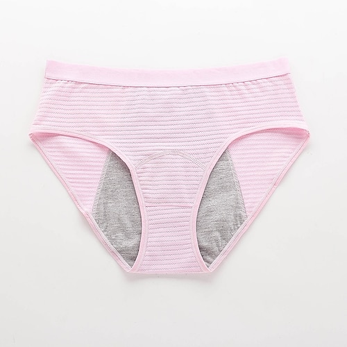 Periodenunterwäsche auslaufsichere Hipster-Menstruationshöschen aus Baumwolle für Frauen mit starker Blutung Starter-Kit Slips für die erste Periode Home-Outfits
