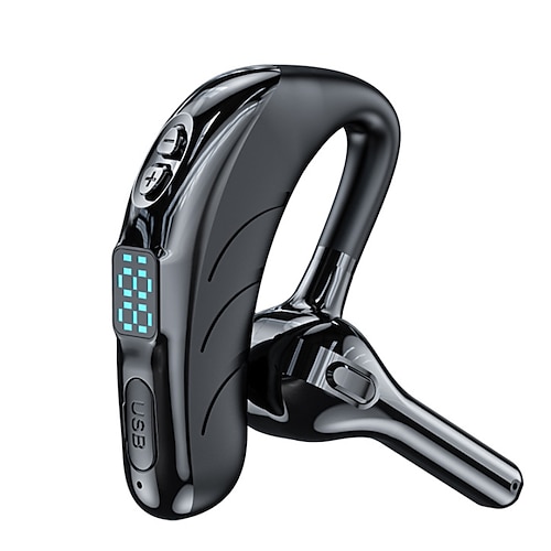 Freisprechtelefon Fahren Headset Ohrhaken Bluetooth 5.2 Wasserdicht Sport Mit integriertem Mikrofon für Apple Samsung Huawei Xiaomi MI Fitness Camping Wandern Laufen Telefon Büro Geschäft Image