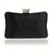 Abend-Clutch aus Satin für Damen – elegante lila Handtasche mit Strassverschluss für Hochzeiten, Partys und formelle Anlässe