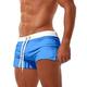 Herren Boardshorts Badeshorts Badehose Schwimmshorts Bademode Badehosen Kordelzug Elastische Taille Tasche mit Reißverschluss Feste Farbe Atmungsaktiv Schnelltrocknend Kurz Casual Täglich Strand