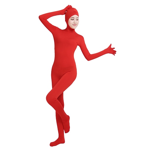 Zentai-Anzüge Catsuit Ganzkörperanzug Karnevalskostüm Ganzkörperanzug Königstag Alle Einfarbig Lycra Kostüm für Party Bühne Kinder Erwachsene Image