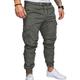 Herren Cargohose Cargohosen Cargohose Jogginghose Jogger Hose Hosen Kordelzug Elastische Taille Multi Pocket Feste Farbe Sports Outdoor Freizeitskleidung Baumwolle 100% Baumwolle Strassenmode