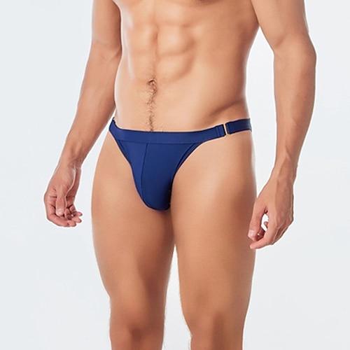 Herren Badehose Schwimmshorts Badehosen Strand Schwimmbadparty Atmungsaktiv Schnelltrocknend Elastische Taille Glatt Kurz Sport Brautkleider schlicht Sportkleidung Schwarz Weiß Mikro-elastisch