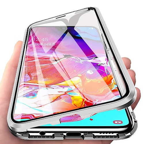 Handy Hülle Handyhüllen Für Samsung Galaxy S26 Ultra Plus S25 S23 S22 S21 Ultra Plus S20 A14 A54 A52 Ganzkörperhülle Magnetische Adsorption mit Displayschutz klar Magnetisch Transparent Gehärtetes Image