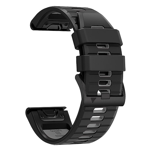 Uhrenarmband für Garmin Fenix 7 7X 6 6X Pro Forerunner 955 945 935 Instinct 2X Solar Epix Approach S62 S60 Marq Descent G1 Quatix Silikon Ersatz Gurt 26mm 22mm Quick Fit Sportarmband Armband Image