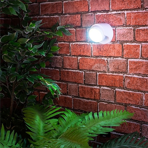 LED-Bewegungsmelderleuchte, batteriebetriebene Bewegungsmelderleuchten, kabellos, 9 LED-Bewegungsscheinwerfer für drinnen und draußen, Sicherheits-LED-Lampe mit Bewegungsmelder für den Garten