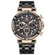 mini focus chronograph multifunktions quarz herrenuhren luxus edelstahl armband business männliche uhr wasserdicht relogio masculino