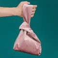 Borsa da polso portatile con nodo Borsa da donna con manico superiore Borsa semplice Borse Borsa per la spesa riutilizzabile Custodia per chiave del telefono Pochette da donna piccola
