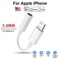 Illuminazione a jack da 3,5 mm Cuffie Cavo Aux per Apple iPhone 14 Pro Max 13 12 11 XS XR X Adattatore audio da 3,5 mm Accessori per telefoni