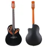Chitarra classica 6 corde Round Back Ovation Model Black 39 pollici Class Guitar Cutaway Size colore