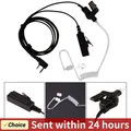 Per Baofeng Kenwood UV-5R radio microfono auricolare auricolare auricolare cuffie 2 Pin Covert tubo acustico auricolare microfono