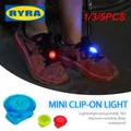 1/3/5PCS luce di marcia Led luminosa Clip di scarpe luce multifunzionale Mini luce di avvertimento