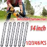 "1/2/3/4/6x 14Inch Chain Chainsaw 3/8"" LP .050"" Gauge 50 Drive Links Semi Chisel Electric Chainsaw"