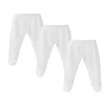 3 pezzi set pantaloni per bambini da 0 a 12 mesi ragazzi ragazze Leggings in cotone pantaloni tinta