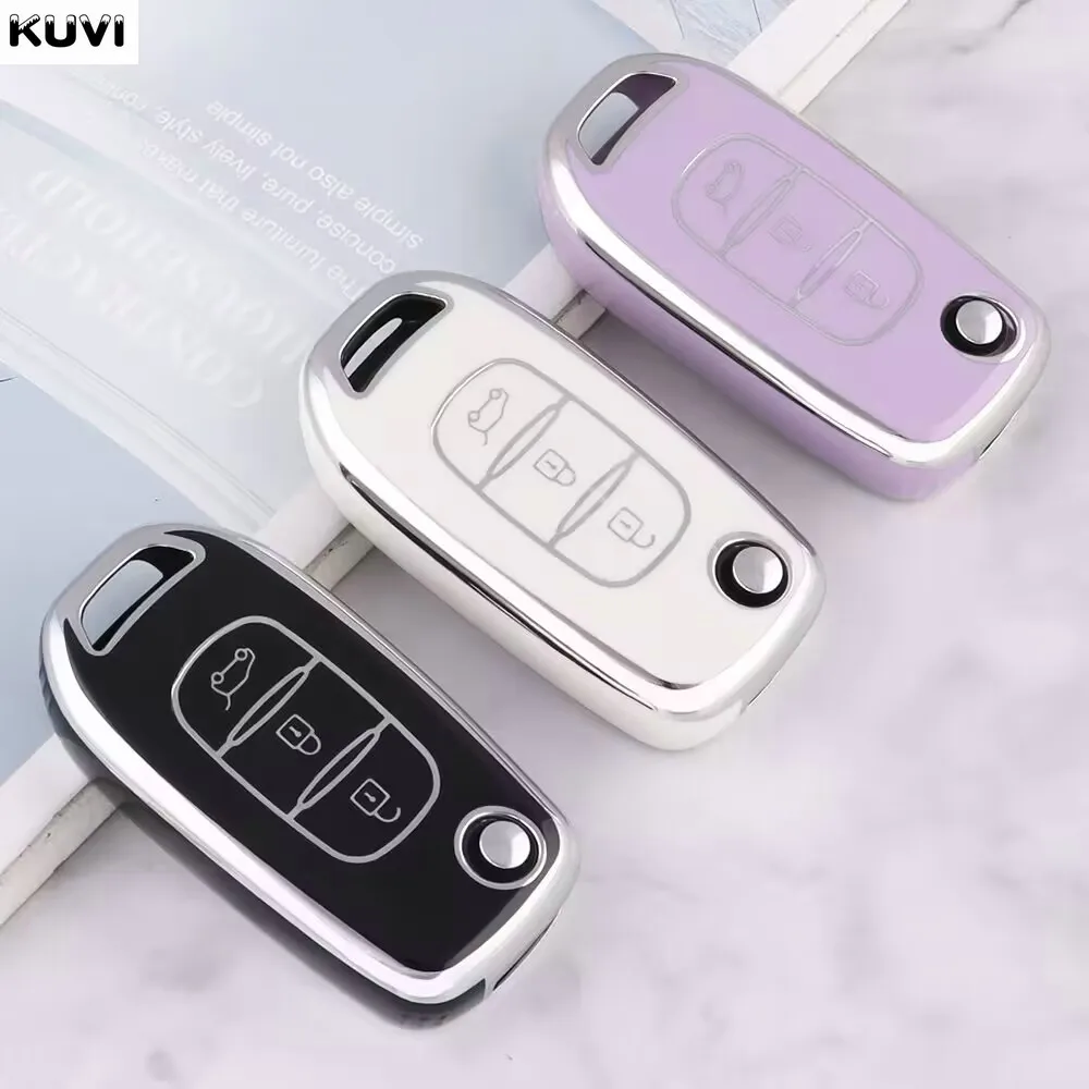 TPU Auto Flip Chiave Della Copertura Della Cassa Borsette Per Renault Kwid 2023 Kadjar Captur Megane Sandero Stepway Logan Clio 5 2022 Arkana 2020 2021