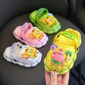 SpongeBob bambini sandalo estate bambino cartone animato pantofole scarpe da giardino foro testa