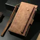 Custodia a tracolla in pelle con cerniera per Xiaomi Poco X7 Pro X6 F6 F7 Ultra 5G Cover di lusso per telefono M7 M6 F5 X5 X4 X3 Portafoglio NFC Capa