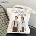 The Vampire Diaries shopping bag grocery shopper juta bag recycle bag cotton shopper bag bolsa