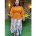 Vestiti africani per le donne 2 pezzi set top e gonne abiti Dashiki Ankara turchia abiti abito Plus Size abiti da festa di nozze