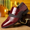Classic Business Dress uomo scarpe formali Slip On Dress Shoes Mens Oxfords calzature eleganti