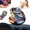 Nuova auto profumo decorazione auto aromaterapia auto rotante solare Premium profumo sensoriale lega di alluminio sospensione interplanetaria