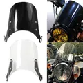 Universale moto compatto Sport deflettore del vento parabrezza 4-7 ''faro adatto per Yamaha Harley