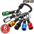 STONEGO 6 pz/set 1/4 pollici Hex Shank portachiavi Extension Bar cacciavite Bit Holder Socket