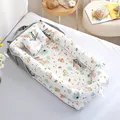 New Folding Baby Sleeping Nest Newborn Bed Crib Travel Playpen Mattress Child Toddler Playpens