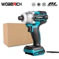 18V Cordless Electric Screwdriver Variable Speed Brushless Impact Wrench Rechargable Drill Driver