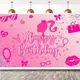 Come Barbie Let's Go Party Pink Girl Birthday Celebration Decoration Backdrop Poster Banner