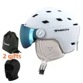 MOON-Professional Ski Helmet for Men and Women Snowboard Goggles Warm Winter Helmet New