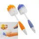 2 in 1 Multifunction Baby Bottle Brushes For Cleaning Kids Milk Feed Bottle Nipple Pacifier Cleaning