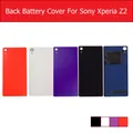 Back Battery Door Housing Glass Cover for Sony xperia Z2 L50W L50 D6503 D6502 Rear Glass Cover case