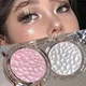 Champagne Gold Highlighter Palette Waterproof Long Lasting Monochrome Pearl White Brightening Face