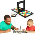 Kids Color Battle Square Race Game Parent-Child Square Desktop Puzzles Learning Educational Toys