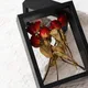 Black Wood Dried Flower Frame Home Office Desktop Decoration Frame Transparent Floating Photo Frame