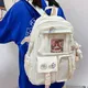 Women Backpacks Waterproof Multi-Pocket Git Nylon School Backpack Student Female Girls Kawaii Laptop