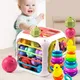 Baby Montessori Toy 2 Years Shape Sorter Toy Sensory Sorting Toys Motor Training Games Kids