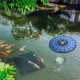 2.5W Round Solar Oxygen Pump Stable Silent Water Air Aerator Pumps For Aquarium Fish Tank Pond