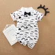 Baby Boys Outfit Infant Clothes Toddler Jumpsuit Costume Romper Onesie Summer 0-18 Months Print