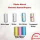 For Mini Home Printer Accessories Thermal Printer Paper White Color Sticker Blank Clear Photo Paper